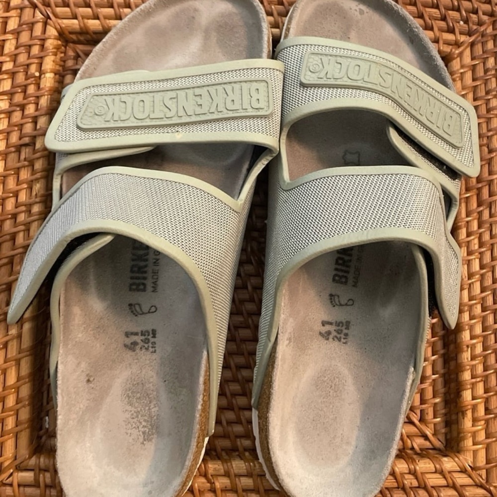 Birkenstock Sage Green Slides